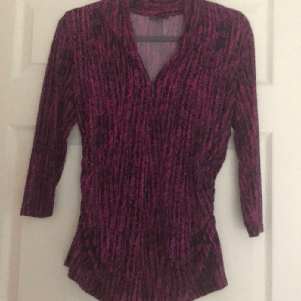 Vince Camuto  purple/black top-small